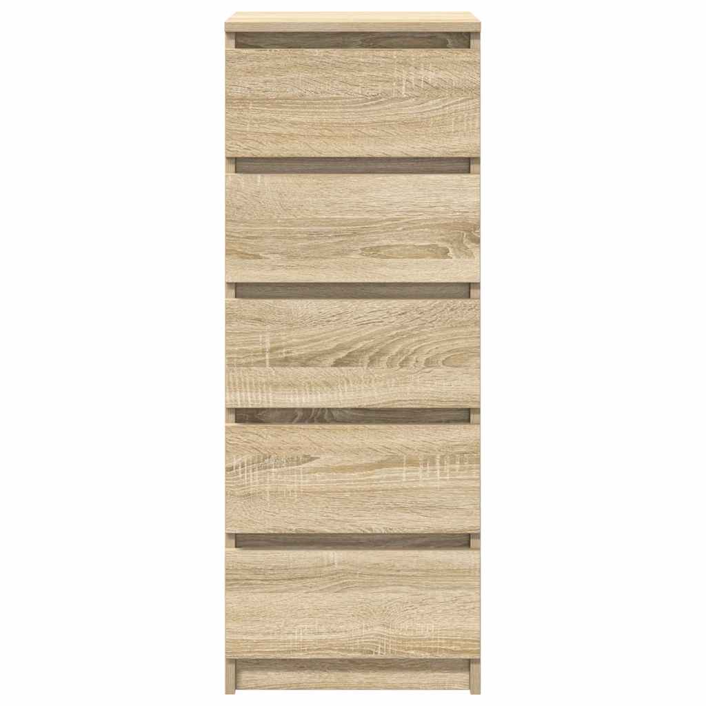 Komoda s ladicama sonoma hrast 37,5x35x99 cm izrađeno drvo