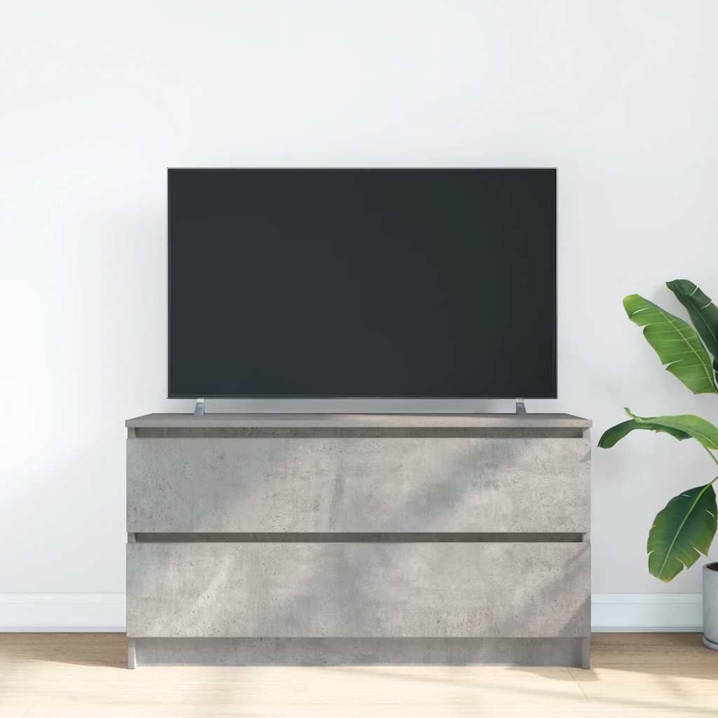 TV ormarić boja betona 100x35x54 cm od konstruiranog drva