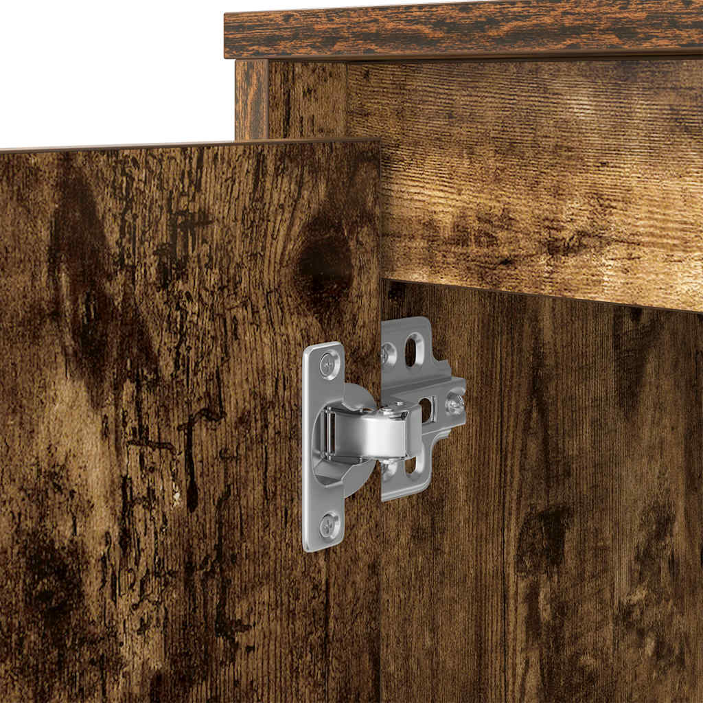 Stol dimljeni hrast 120x42x76 cm konstruirano drvo