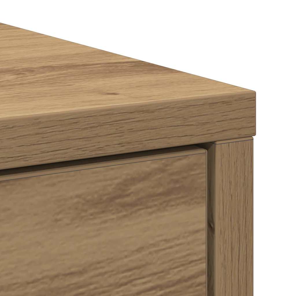 Komoda s ladicama i vratima artisan hrast 70,5x34x74,5 cm