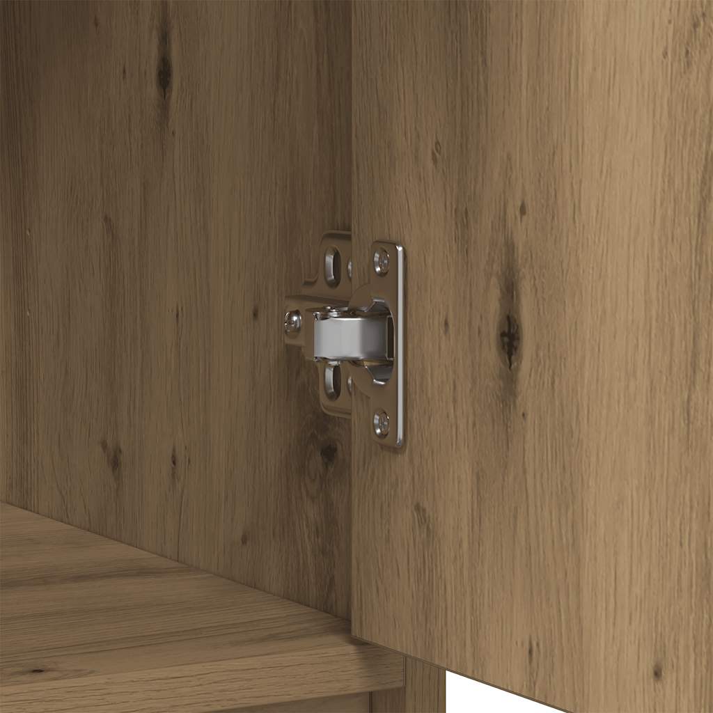 Komoda s ladicama i vratima artisan hrast 70,5x34x74,5 cm