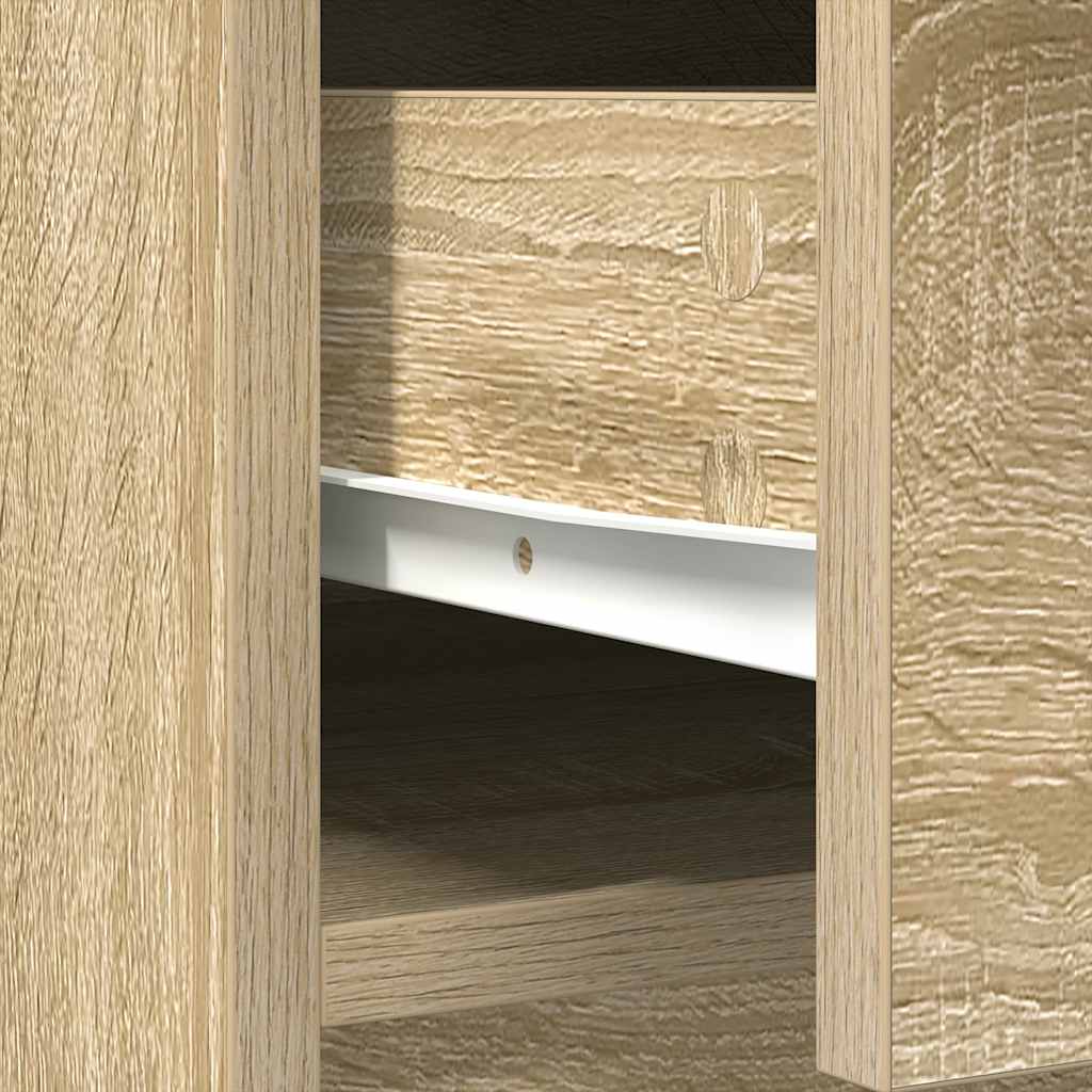 Komoda s ladicama i vratima sonoma hrast 73x31x90 cm