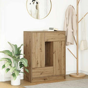 Komoda s ladicama i vratima artisan hrast 73x31x90 cm