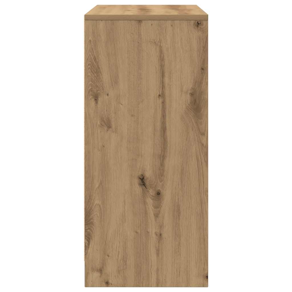Ormarić za cipele boja hrasta 57x34x76 cm konstruirano drvo Smeđa