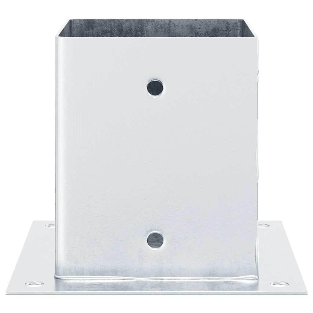 Postolja za stupove kvadratna 4 kom 121x121 mm pocinčani čelik