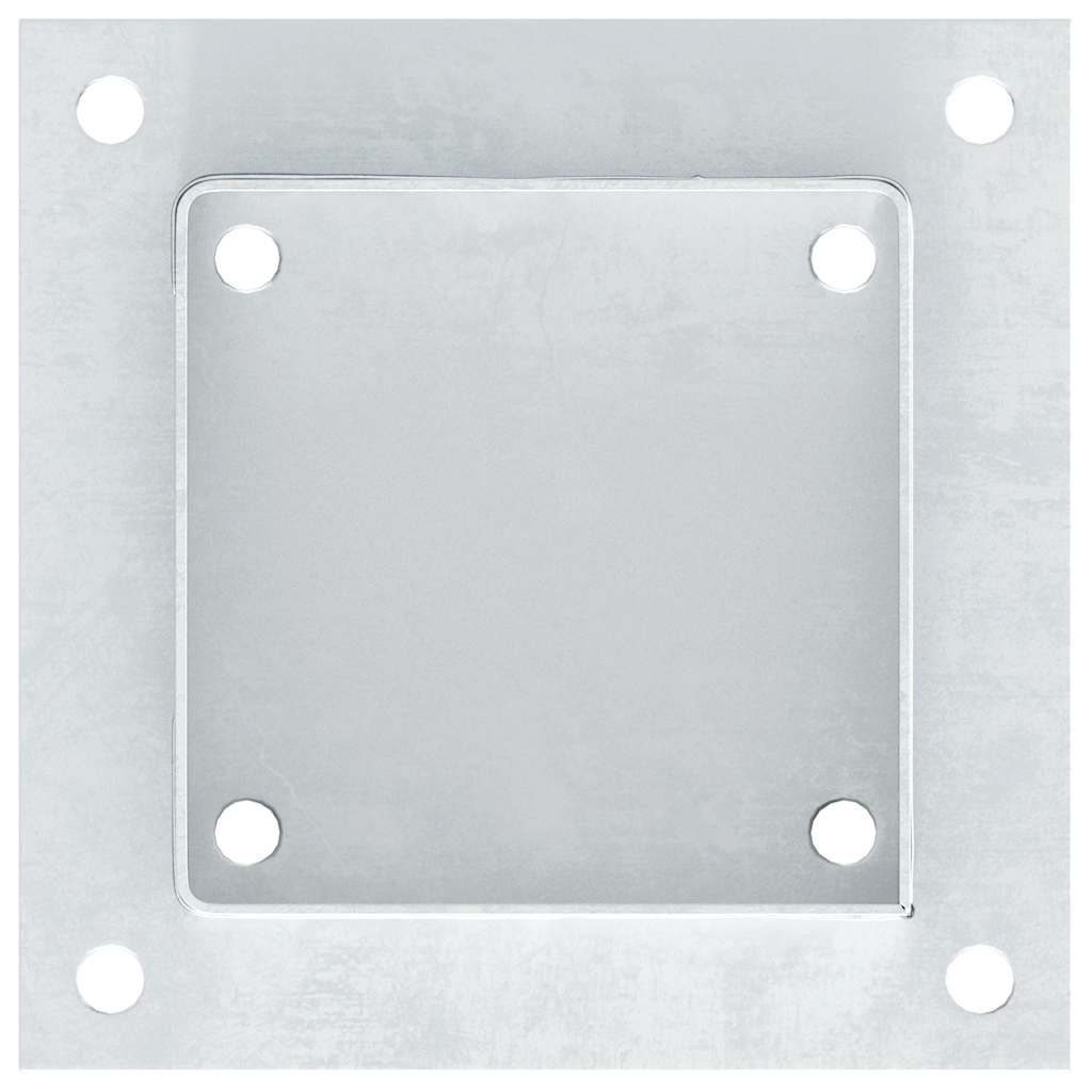 Postolja za stupove kvadratna 4 kom 121x121 mm pocinčani čelik