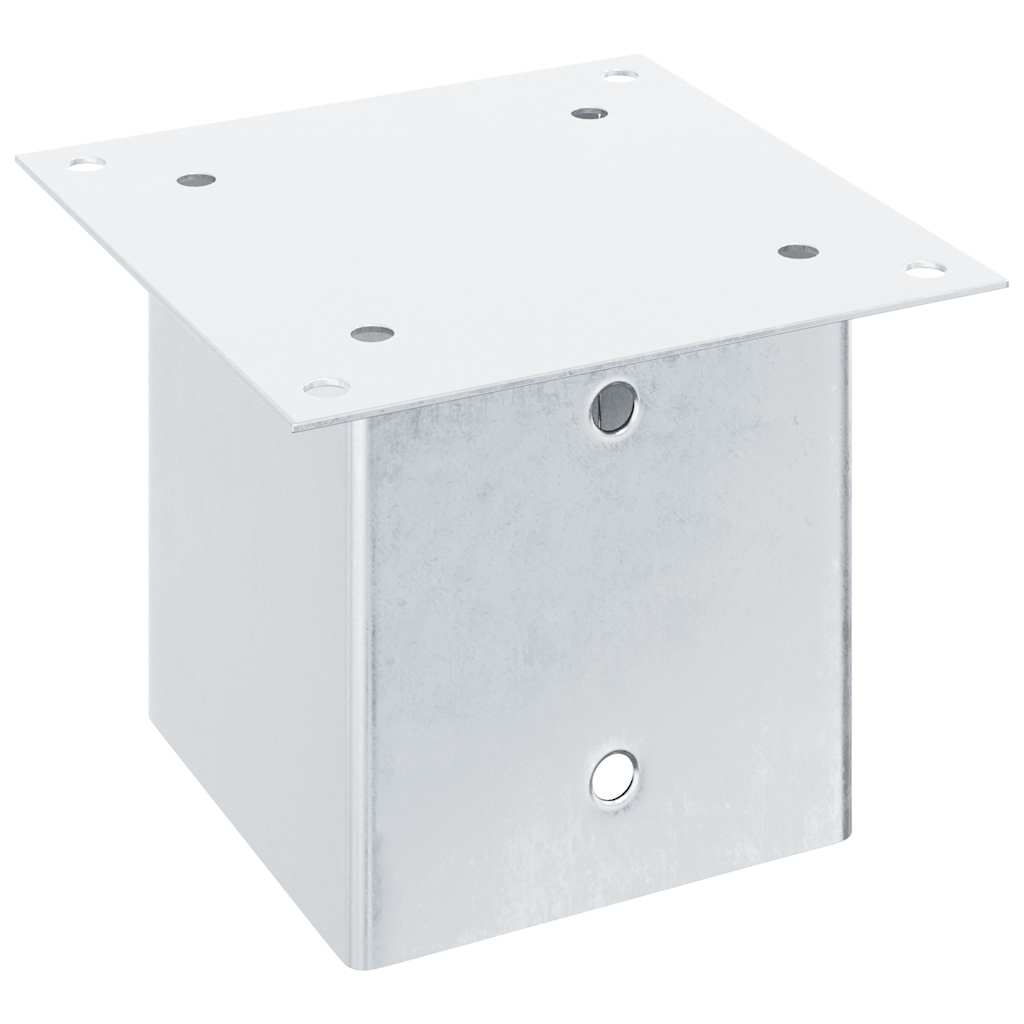 Postolja za stupove kvadratna 4 kom 141x141 mm pocinčani čelik