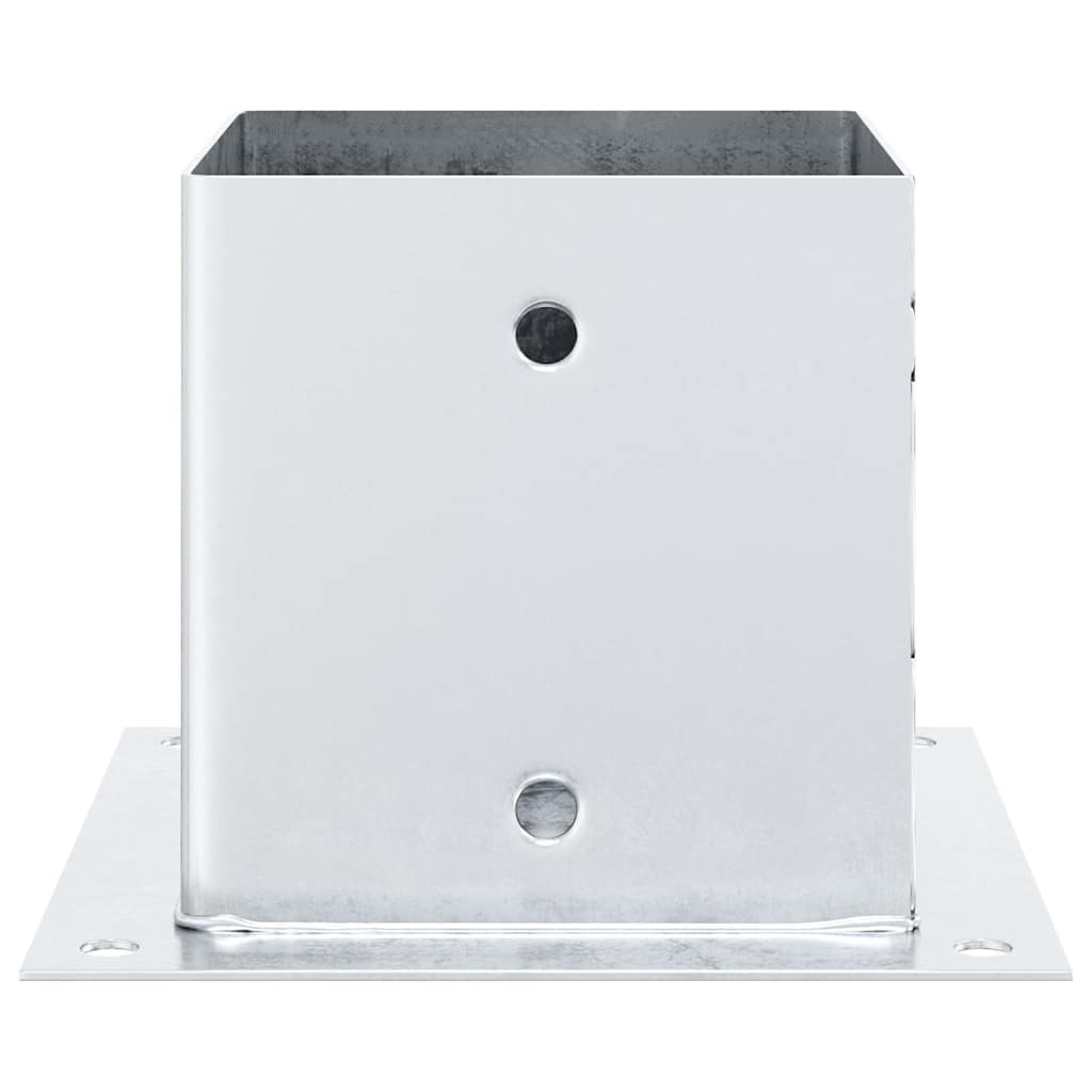 Postolja za stupove kvadratna 4 kom 141x141 mm pocinčani čelik