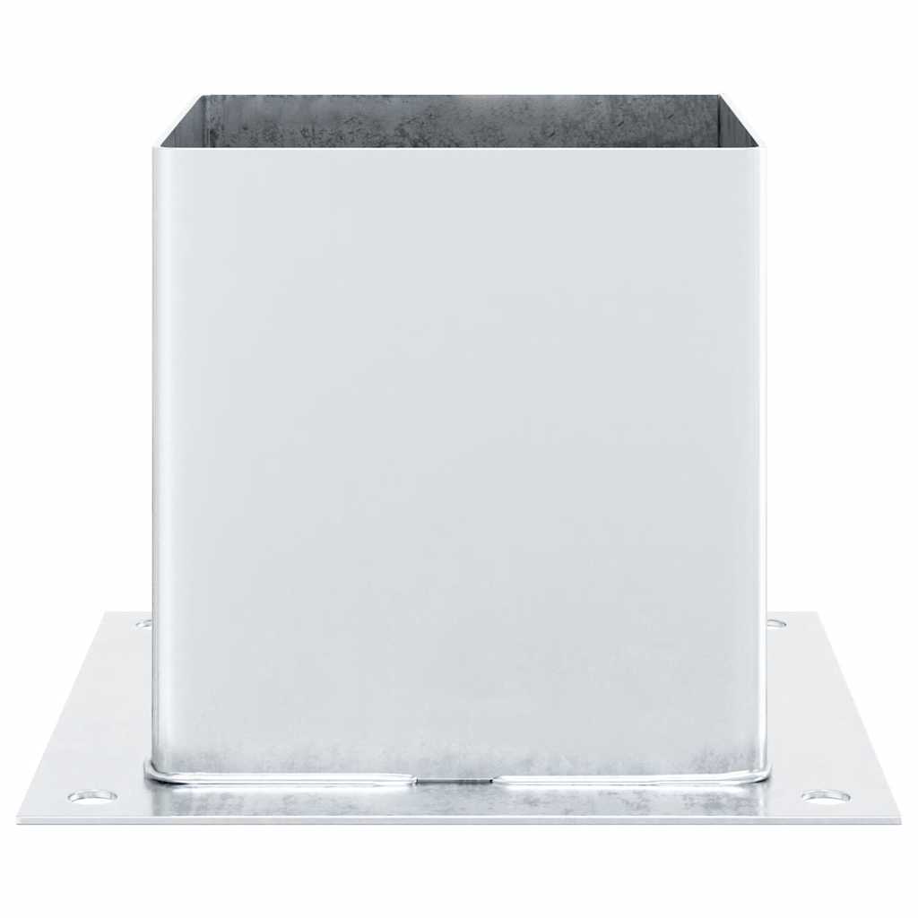 Postolja za stupove kvadratna 4 kom 141x141 mm pocinčani čelik