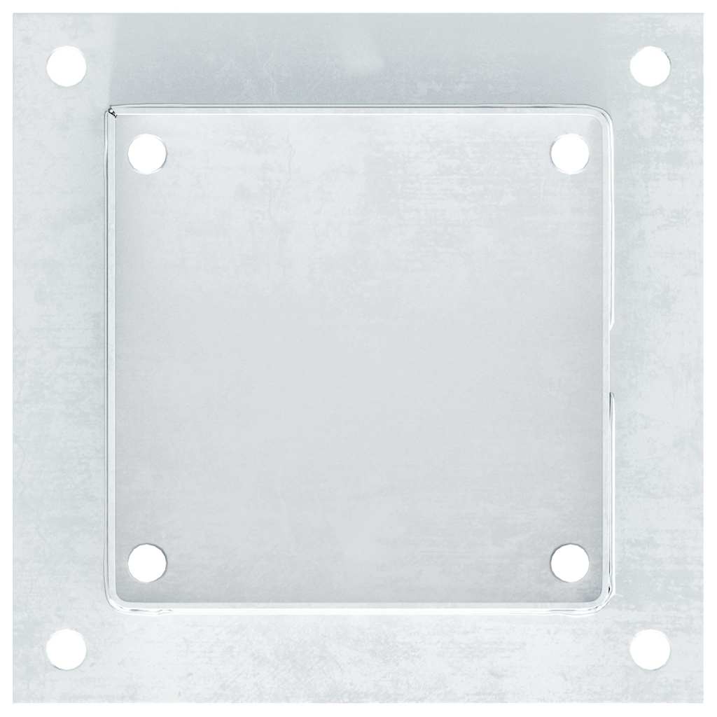 Postolja za stupove kvadratna 4 kom 141x141 mm pocinčani čelik