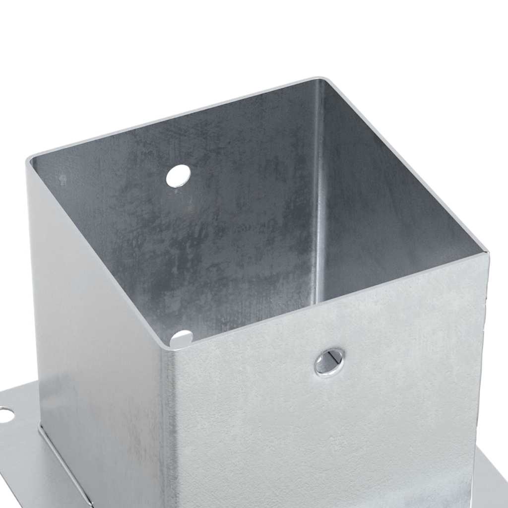 Postolja za stupove kvadratna 12 kom 141x141 mm pocinčani čelik
