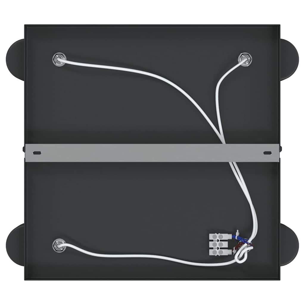 Stropni reflektor s reflektorima Crna 26,5 x 26 x 11,5 cm Metal