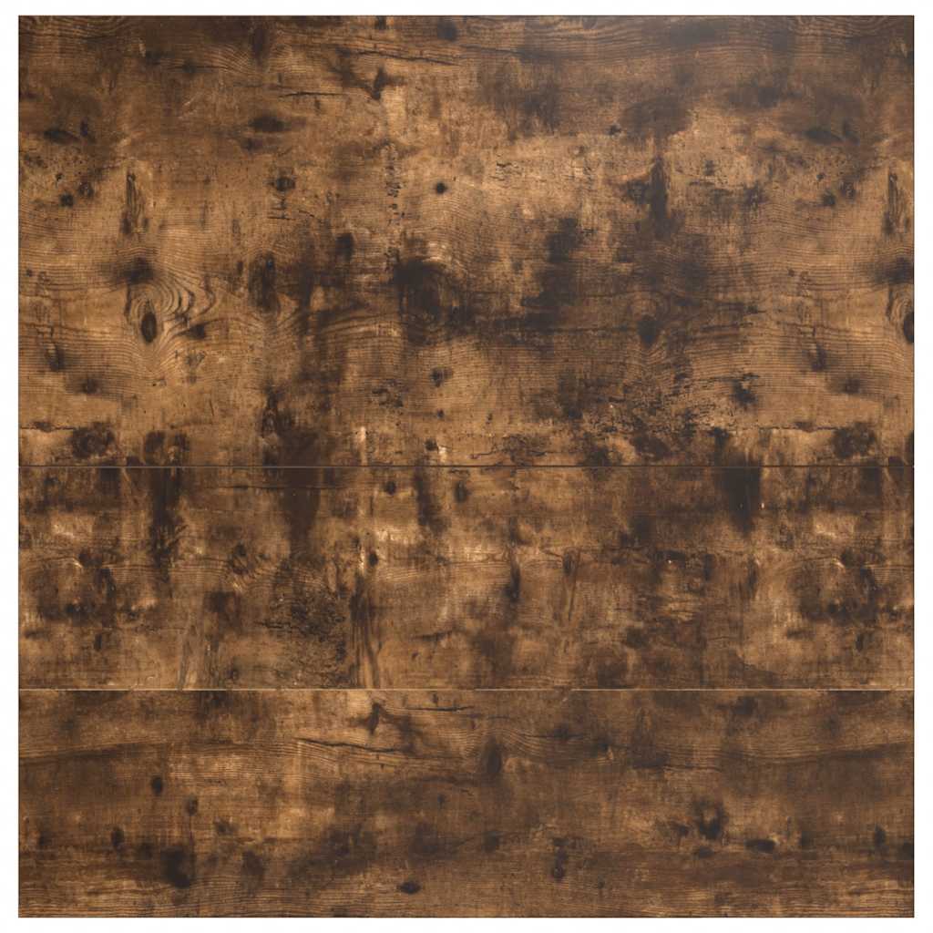 stol za kavu s ladicama dimljeni hrast 100x100x40 cm