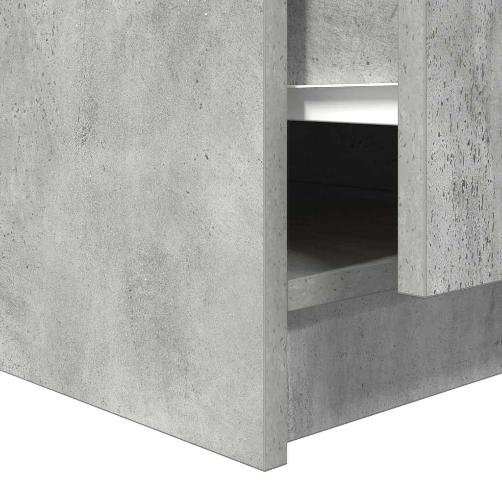 stol za kavu s ladicama beton sivi 70,5x70x40 cm