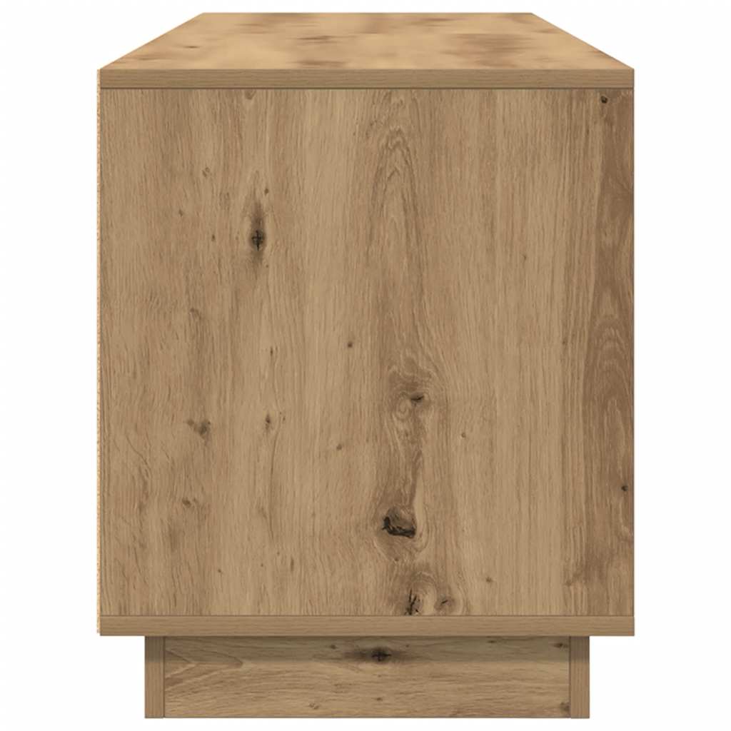 TV ormarić s LED svjetlima artisan hrast 160,5x41x50 cm