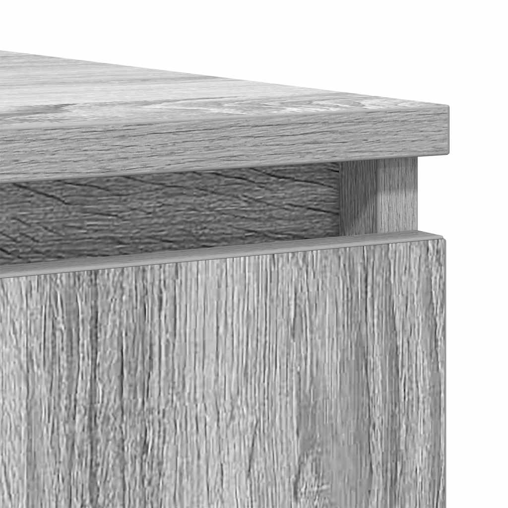 Komoda s ladicama siva sonoma 100,5x35x98,5cm konstruirano drvo