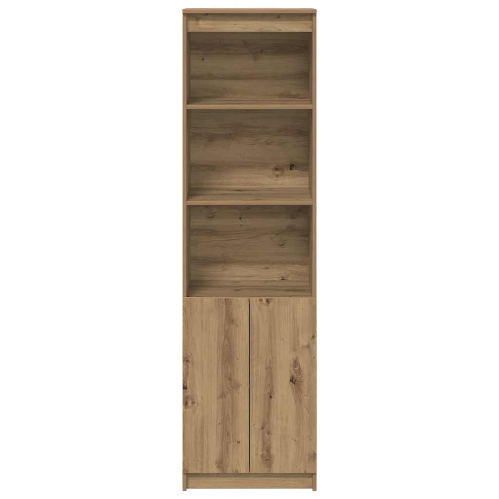 Visoka komoda hrasta artisana 50x35x180 cm konstruirano drvo