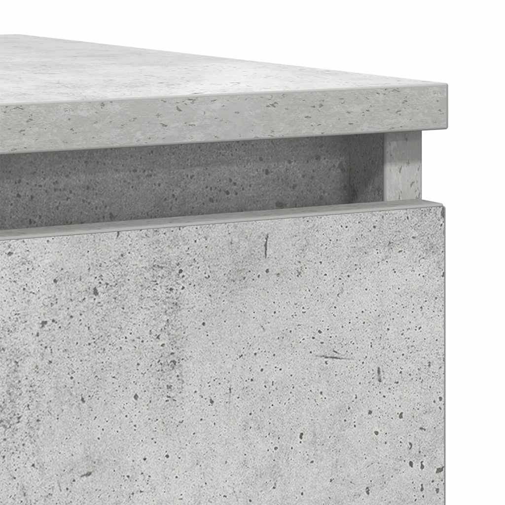 Komoda beton siva 100x35x76 cm konstruirano drvo