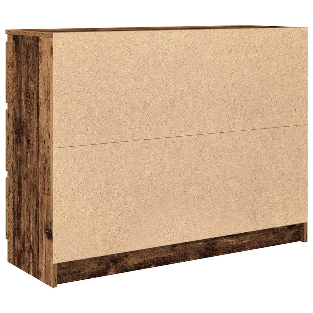 Komoda staro drvo 100x35x76 cm od konstruiranog drva