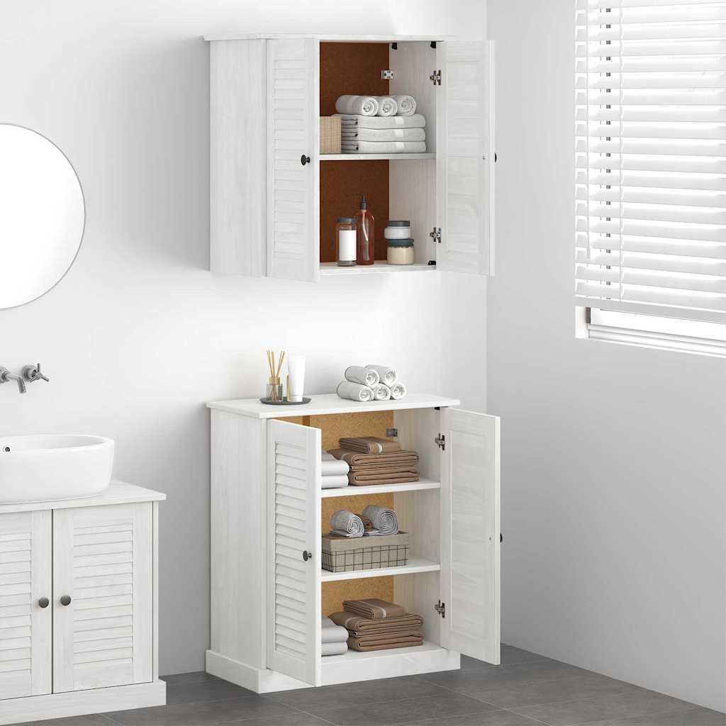 Set namještaja za kupaonicu Zidne 2 pcs Bijela i antikna bijela