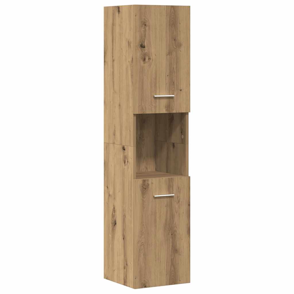 4-dijelni set kupaonskog namještaja käsityöläinen tammi Smeđa 90 x 38.5 x 46 cm