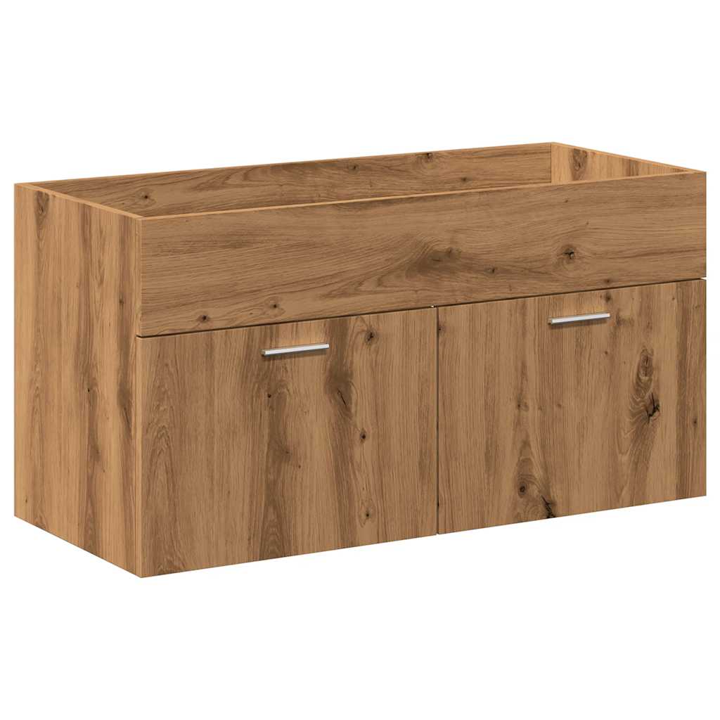 4-dijelni set kupaonskog namještaja käsityöläinen tammi