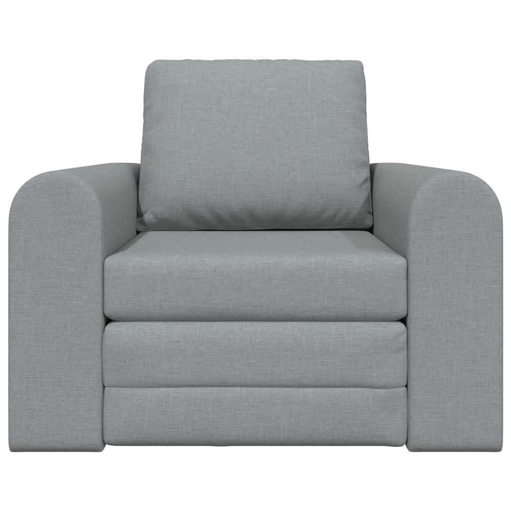 Krevet na razvlačenje Svijetlo siva 98 x 71 x 83 cm tkanina