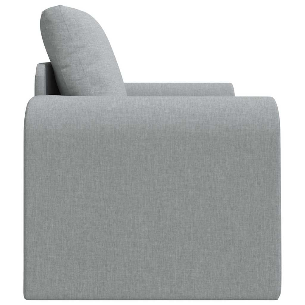 Krevet na razvlačenje Svijetlo siva 98 x 71 x 83 cm tkanina