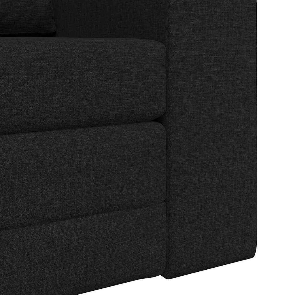 Krevet na razvlačenje Crna 98 x 71 x 83 cm tkanina