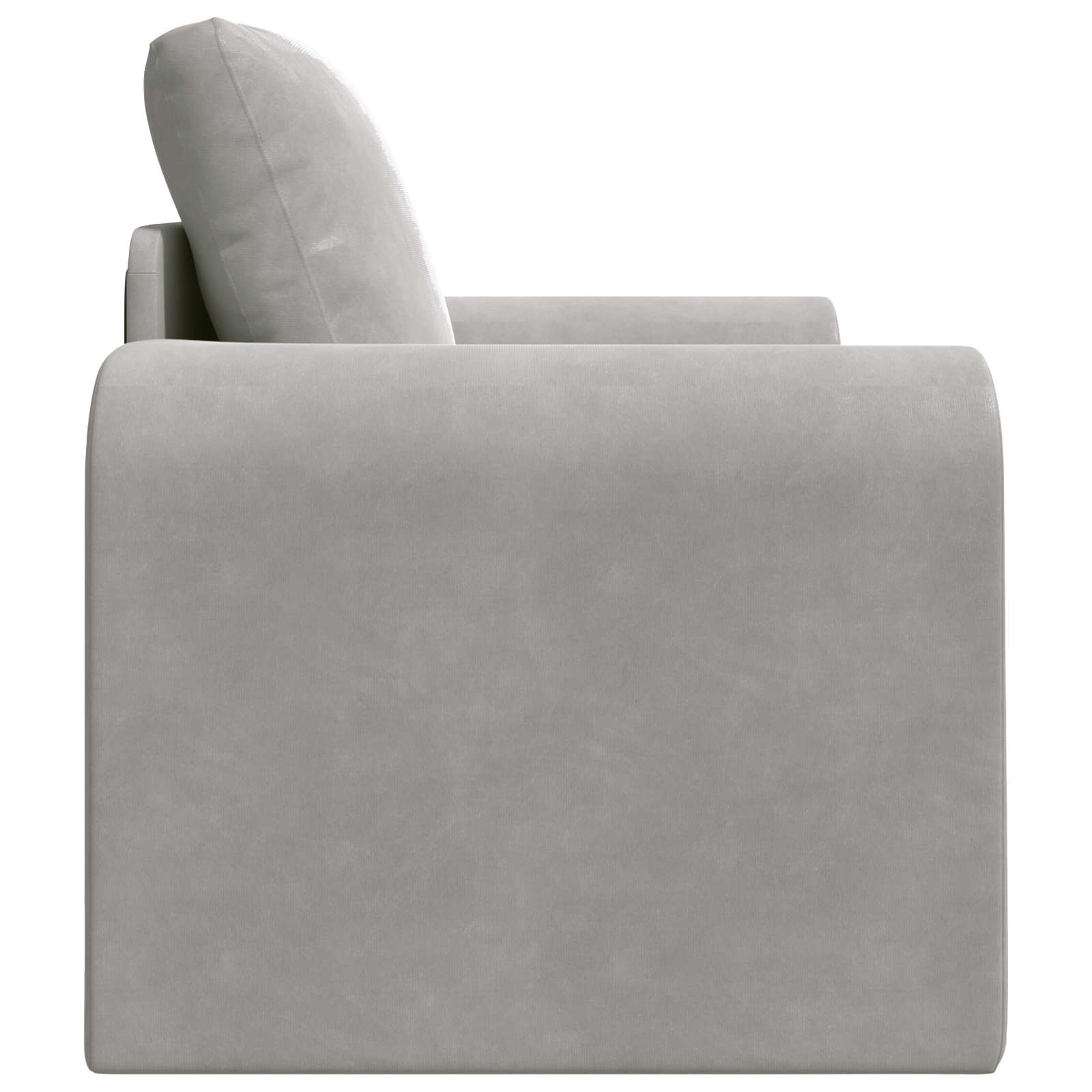 Krevet na razvlačenje Svijetlo siva 98 x 71 x 83 cm Baršun