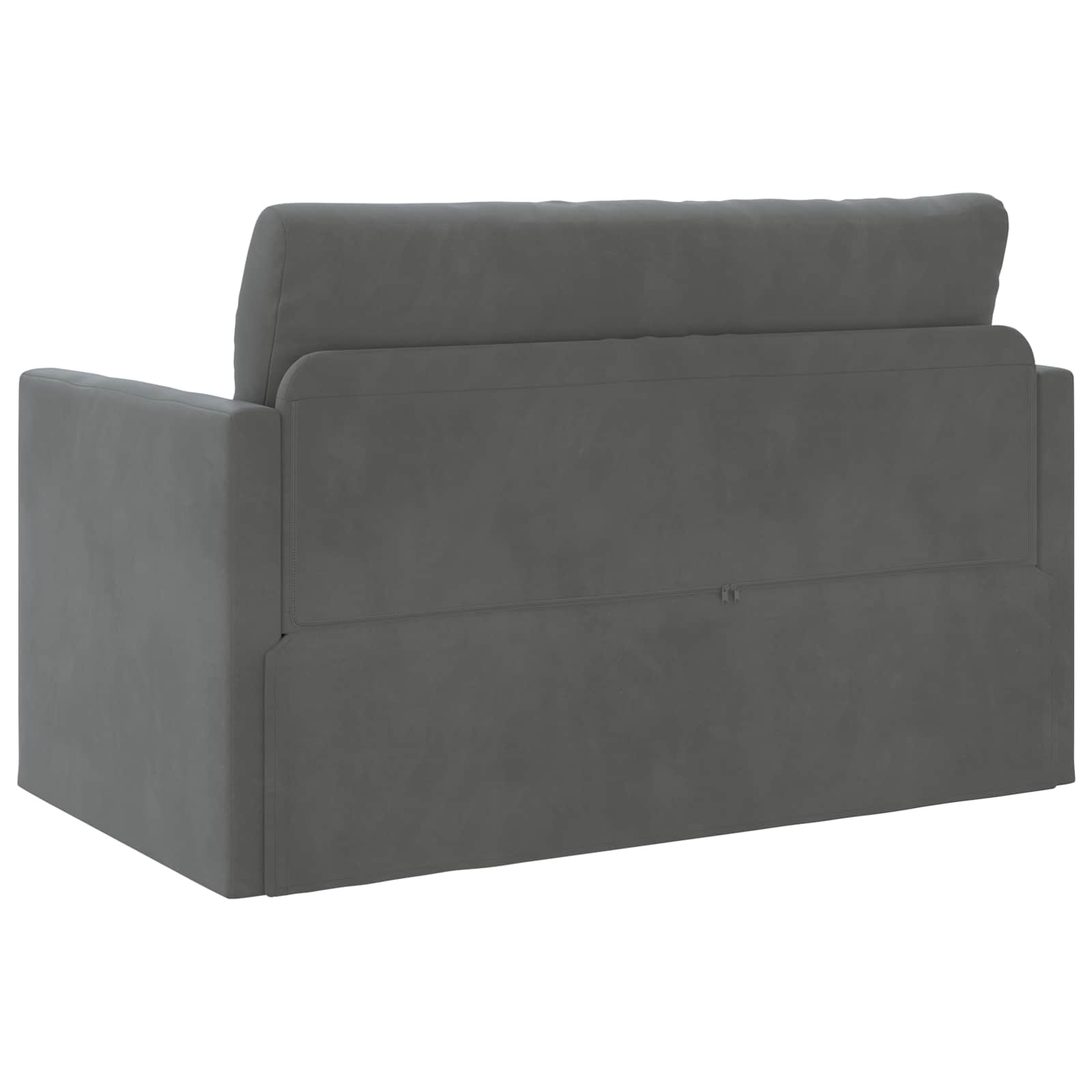 Krevet na razvlačenje Tamno siva 124 x 71 x 78 cm Baršun