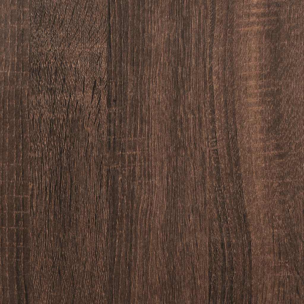 Okvir kreveta bez madraca smeđi hrast 135x190 cm