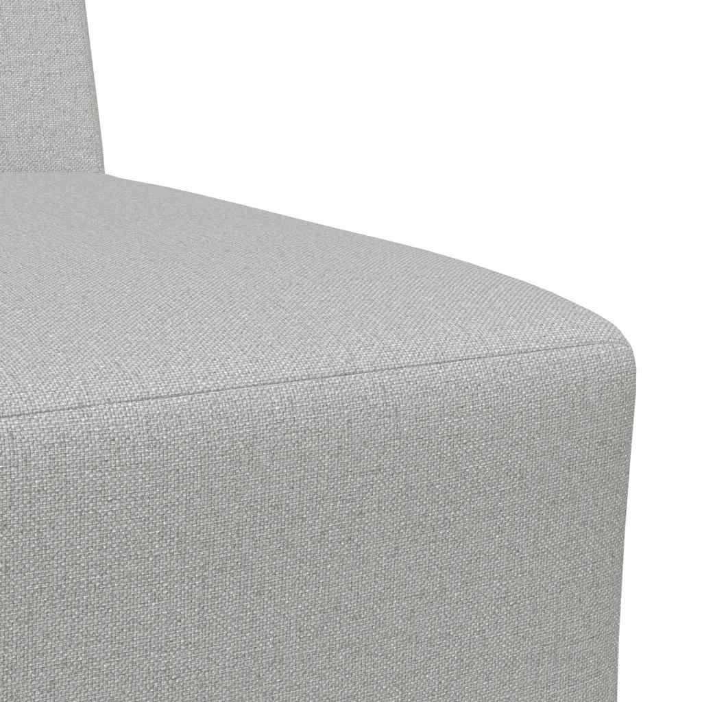 Modularna sofa bez naslona za ruke, siva, 55 cm, tkanina