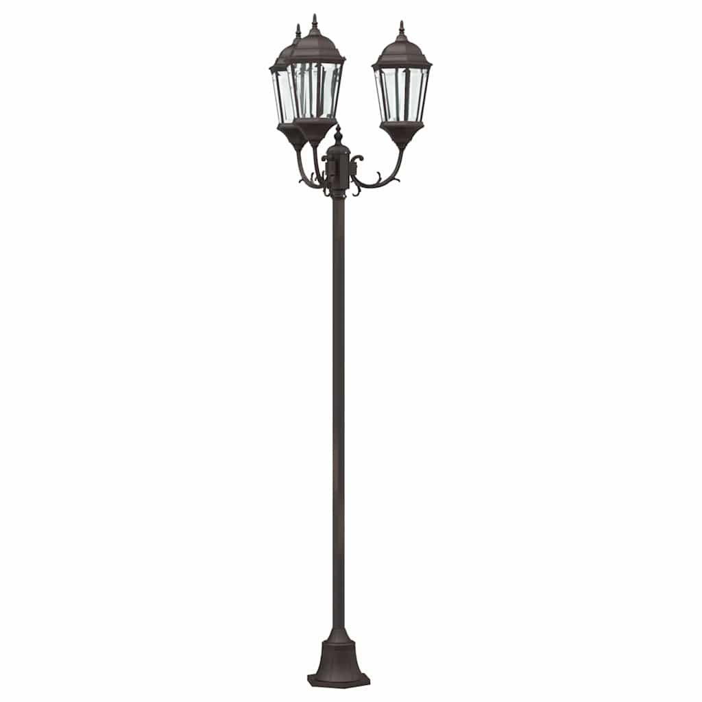 Vrtno svjetlo Bronzana 57 x 49 x 241 cm Aluminij i staklo