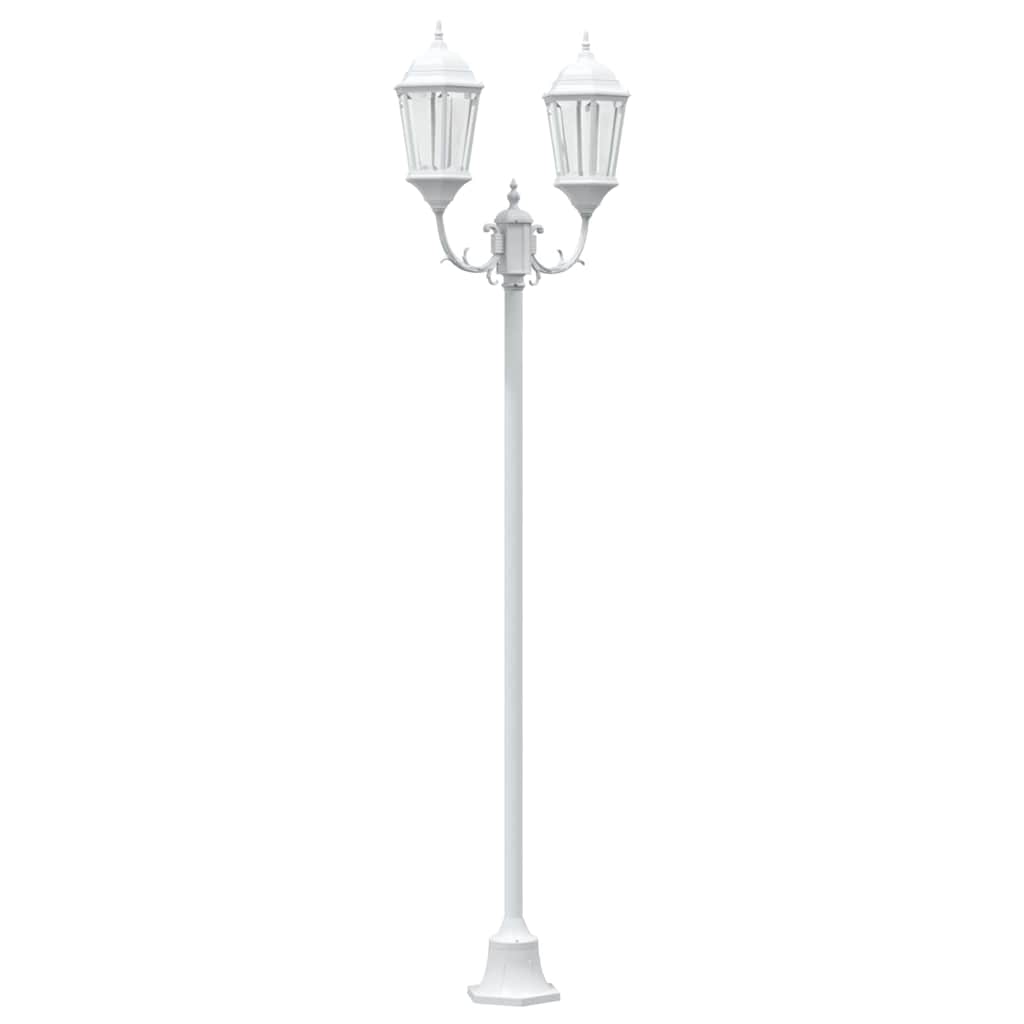 Vrtno svjetlo Bijelo 68 x 20 x 235 cm Aluminij i staklo