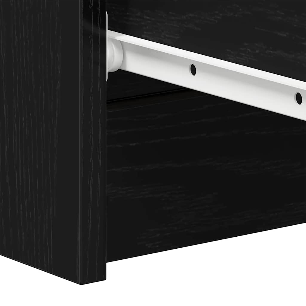 Komoda crni hrast 60x35x98,5 cm konstruirano drvo
