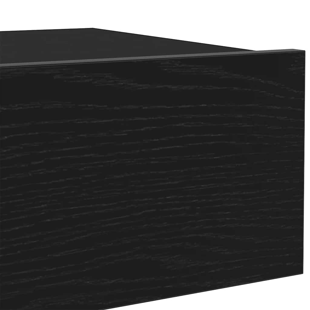 TV ormarić s LED svjetlima crni hrast 60x35x15,5 cm