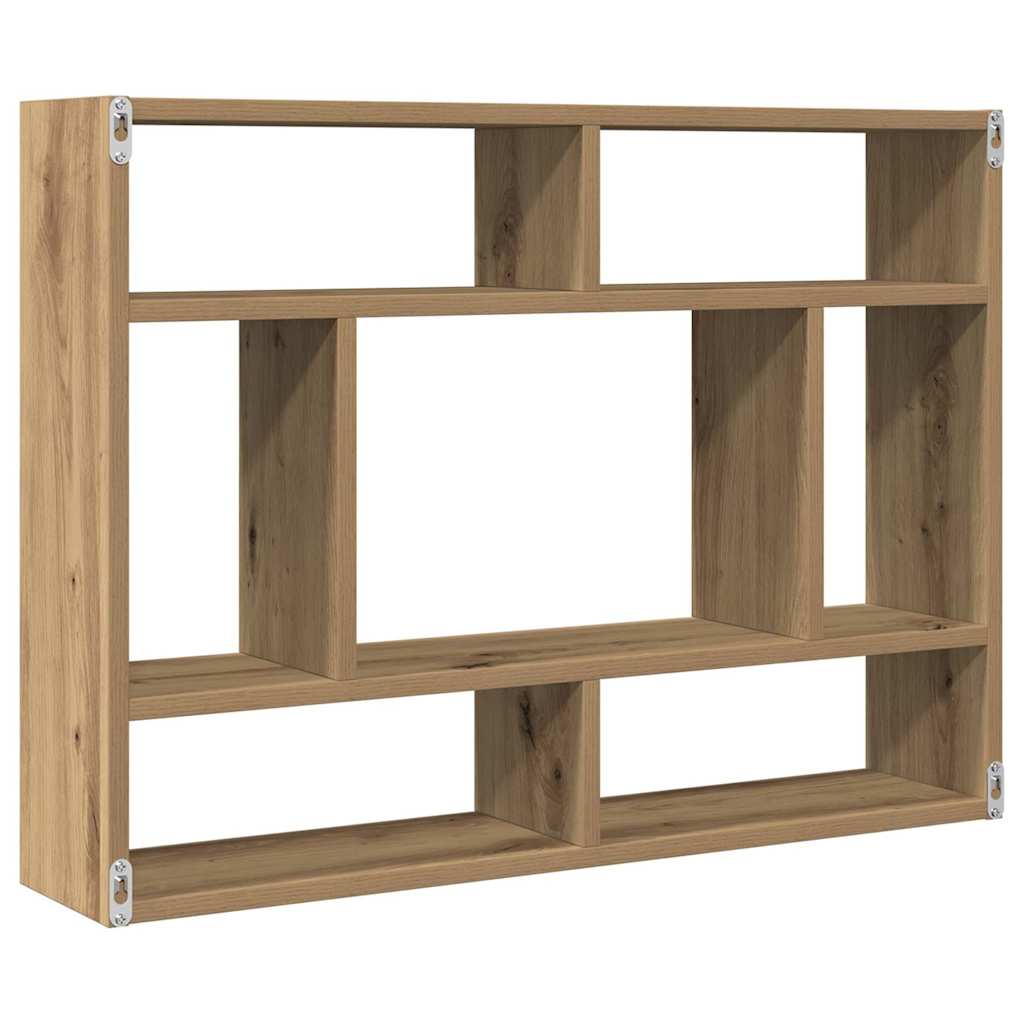 Zidna polica Artisan hrast 75x16x55 cm Konstruirano drvo