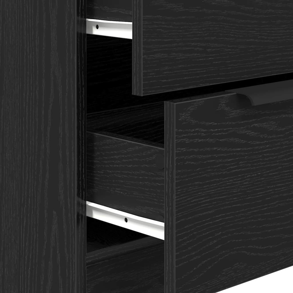 Kreveta s ladicama Crni hrast 60 x 30 x 70 cm Konstruirano drvo