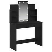 Toaletni stol Crni hrast 96 x 39 x 142 cm Konstruirano drvo