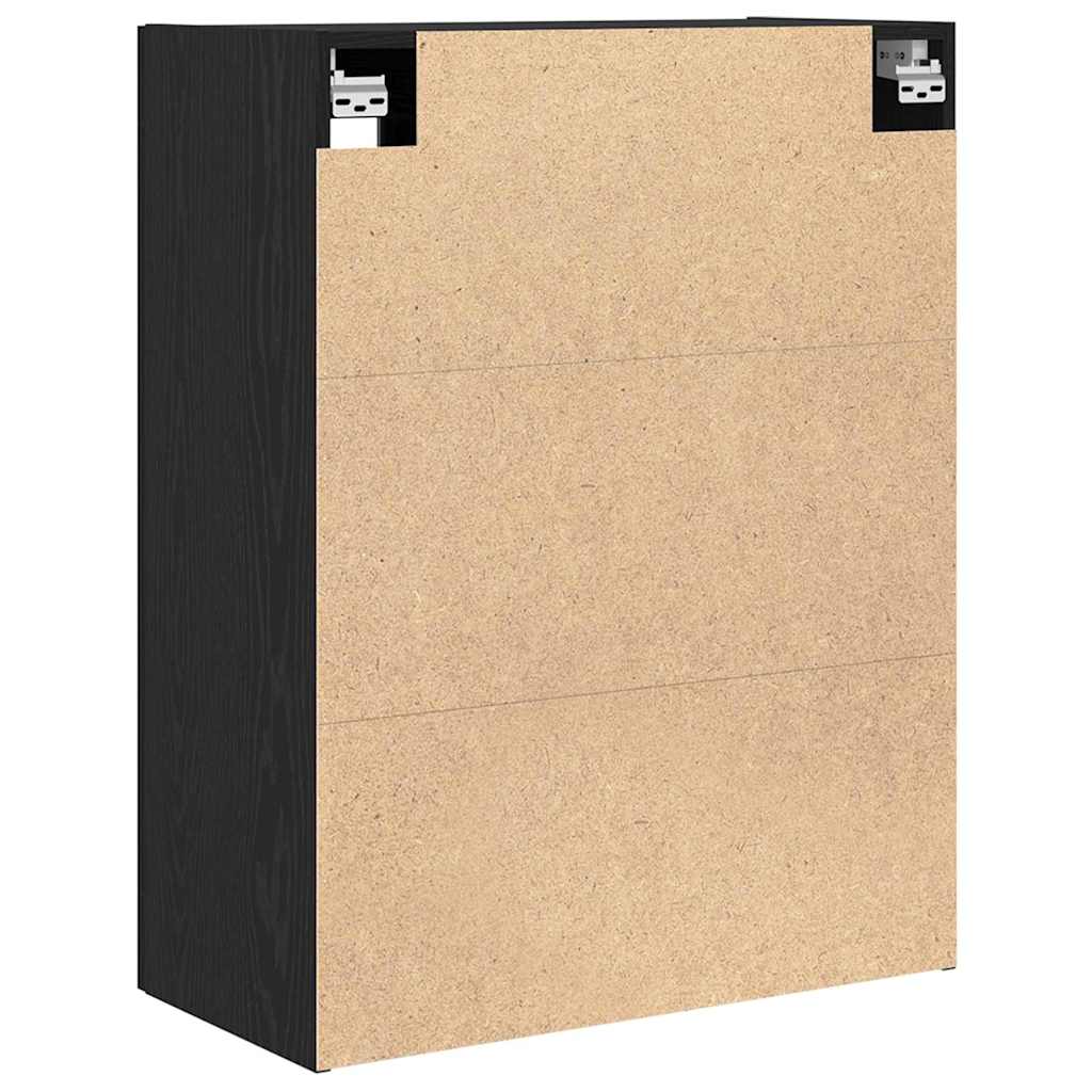 Ormar za Zid Crni hrast 69,5 x 34 x 90 cm Konstruirano drvo