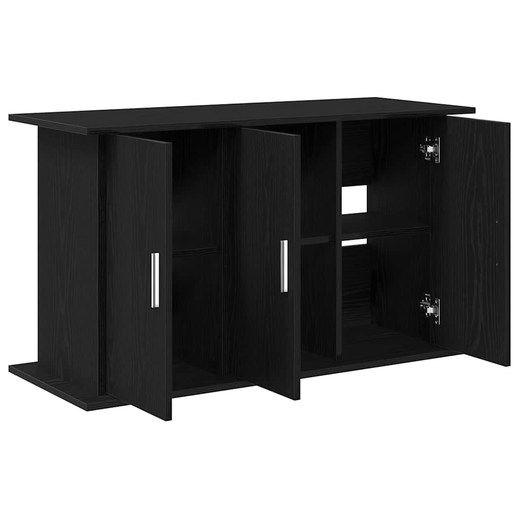 Stalak za akvarij crni hrast 101x41x58 cm Konstruirano drvo