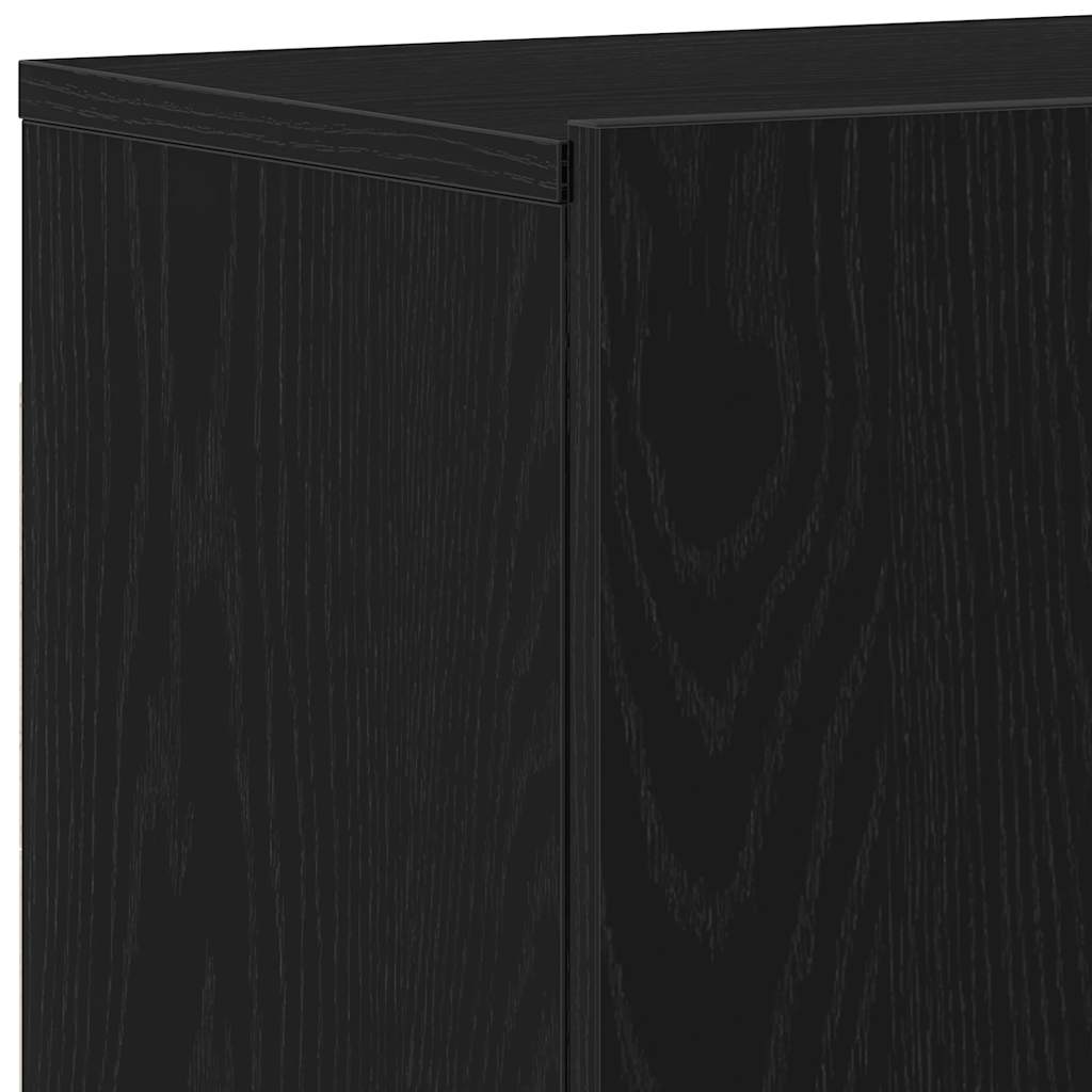 TV ormarić crni hrast 60x30x41 cm inženjerski drvo