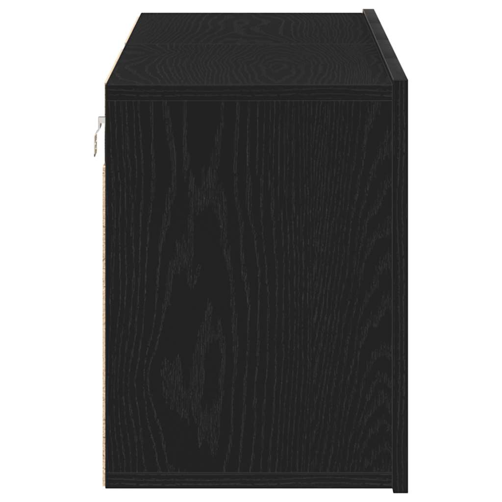 TV ormarići 2 kom. crni hrast 120x30x41 cm inženjerski drvo