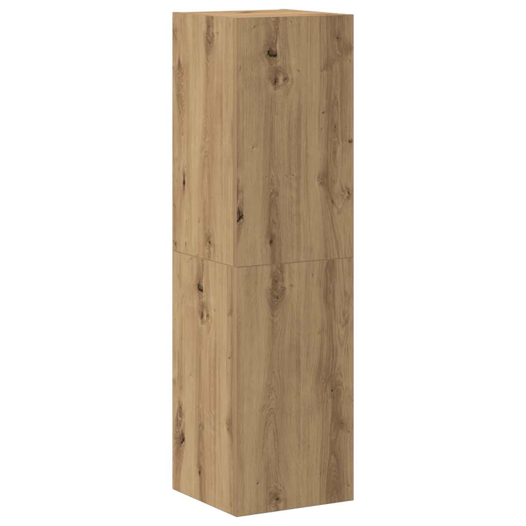 6-dijelni set TV ormarića montiran na zid Artisan Oak