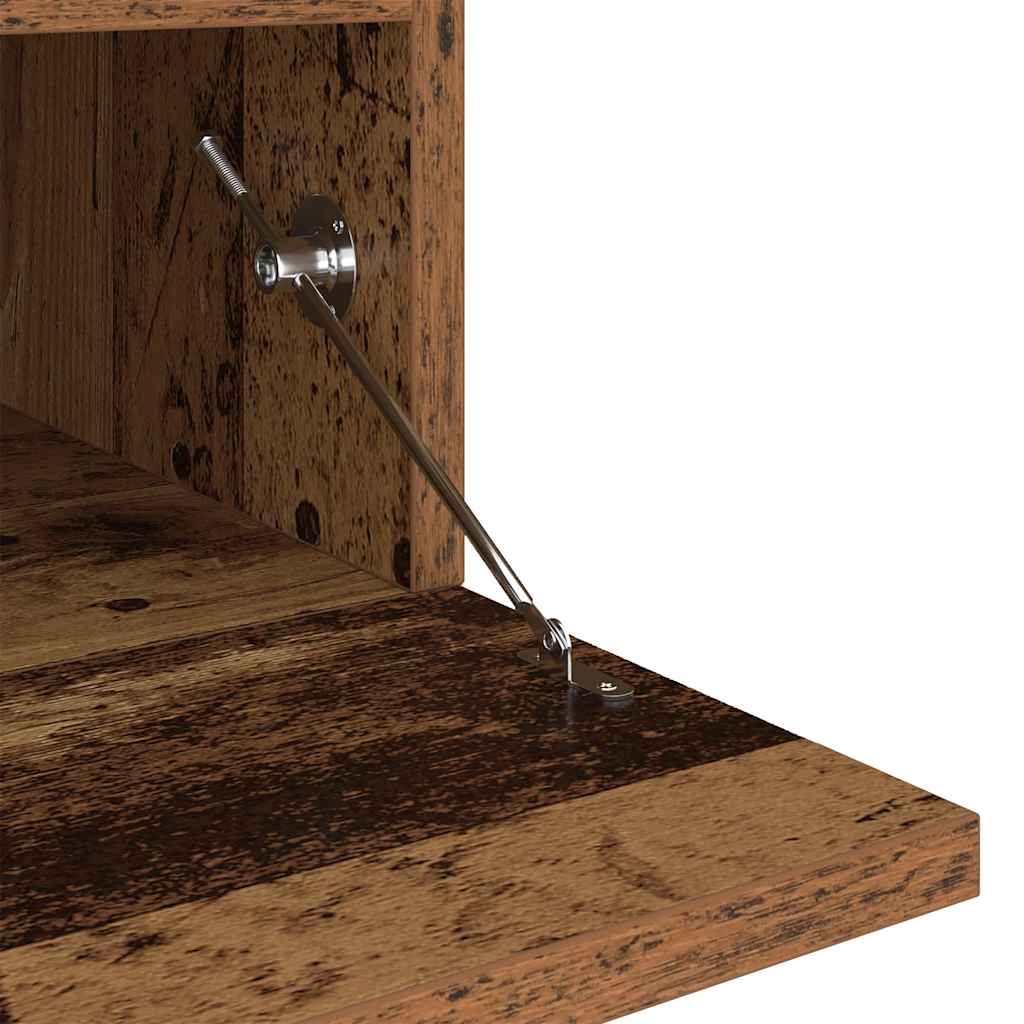 TV ormarić LED boja drva 200x35x40 cm konstruirano drvo