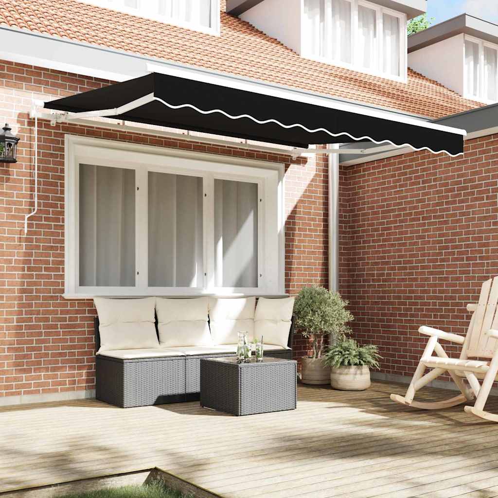 Zamjensko platno za tendu Crna 3,5 x 2,5 m Poliester
