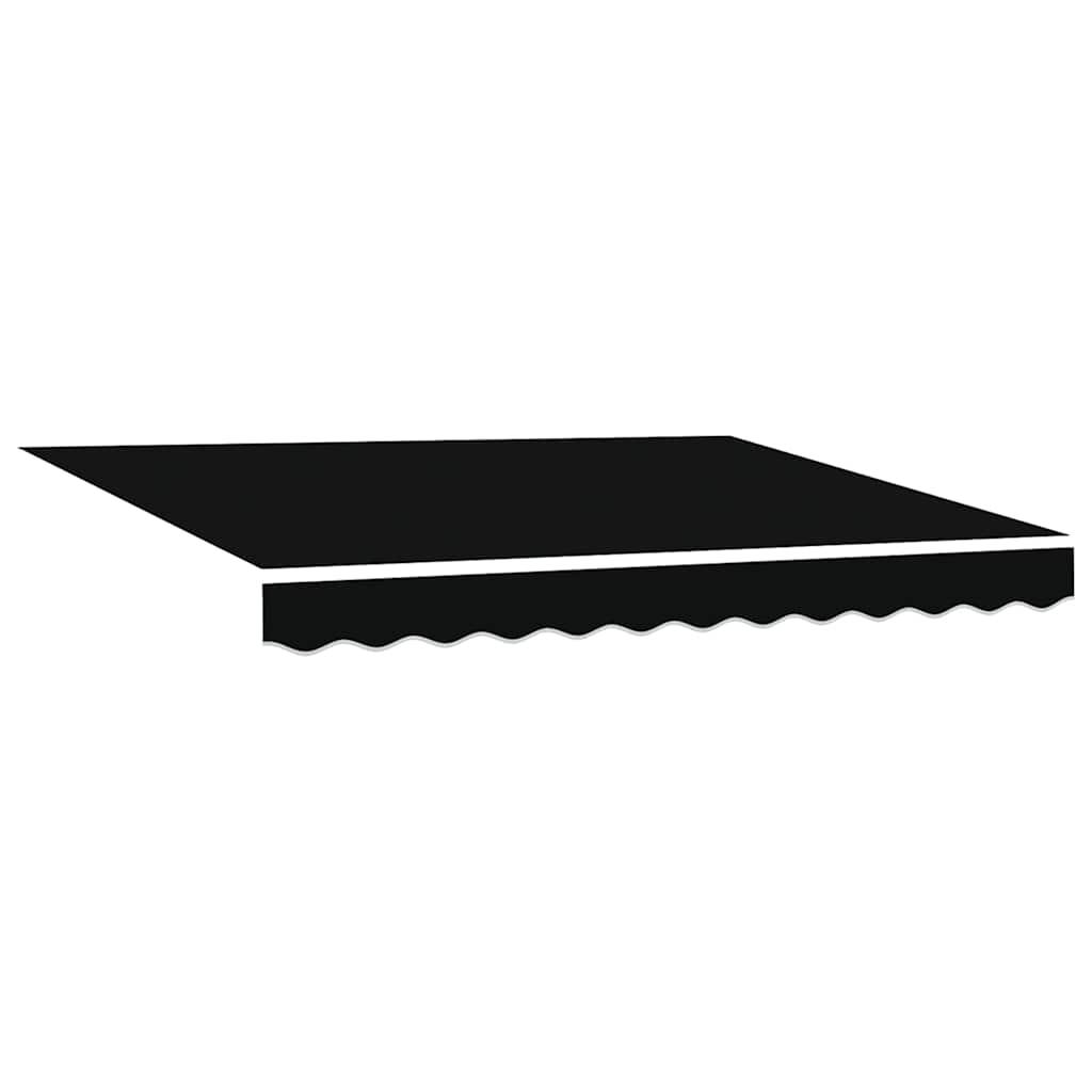 Zamjensko platno za tendu Crna 3,5 x 2,5 m Poliester