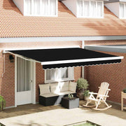Zamjensko platno za tendu Crna 4 × 3 m Poliester