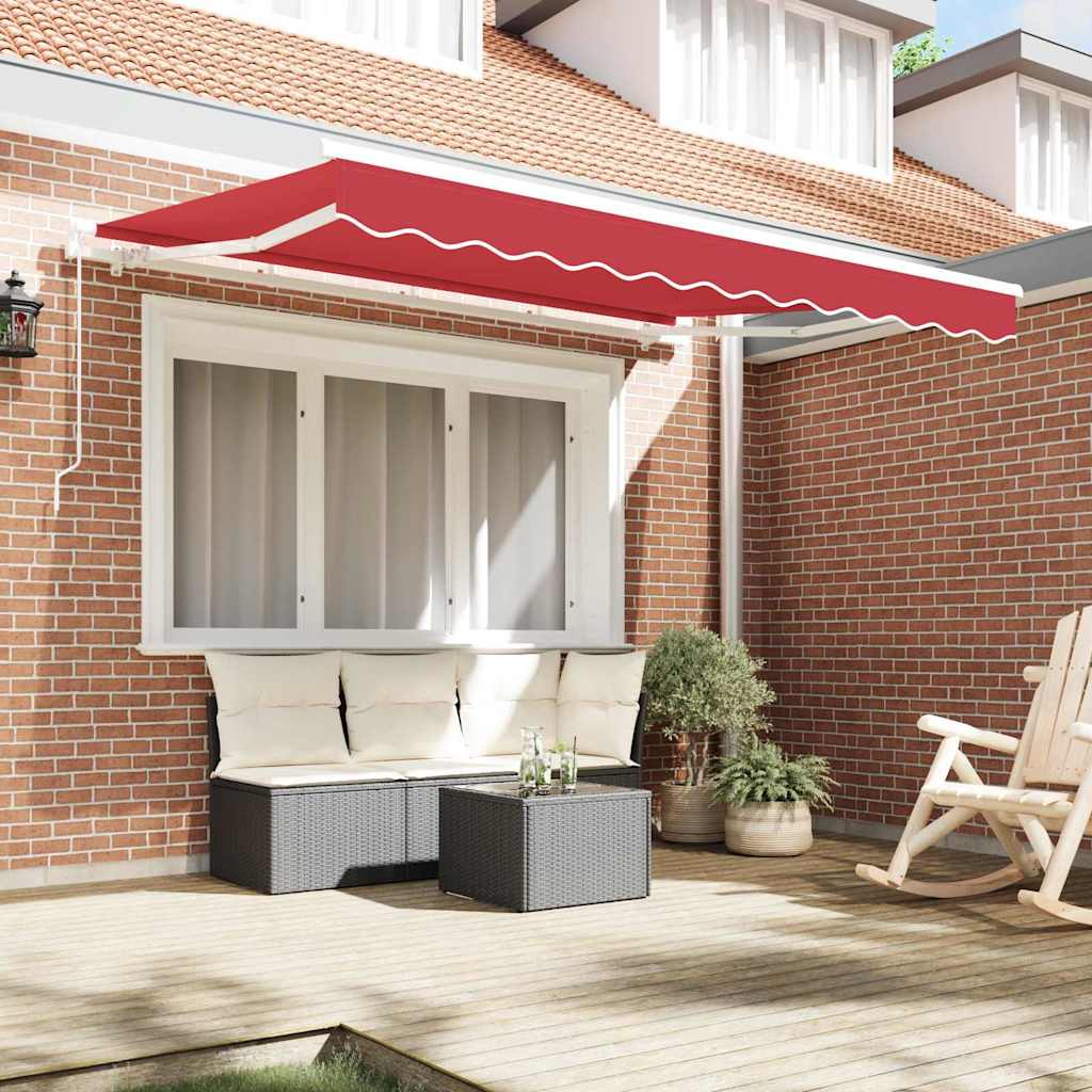Zamjensko platno za tendu Crvena 3,5 x 2,5 m Poliester